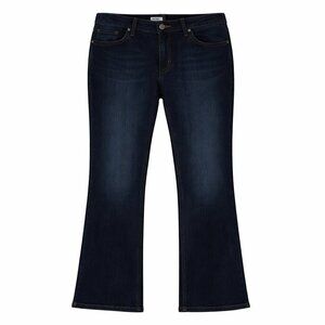 OLD NAVY Flare High Rise Dark Wash Jeans Size 24 Plus Short